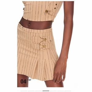 I.AM.GIA Heather Skirt Tan and Black Striped
